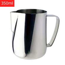 Load image into Gallery viewer, Milk Steaming & Frothing Pitcher, Stainless Steel Non-Stick Milk Jug Pull Flower Cup Perfect For Coffee Cappuccino Latte Art