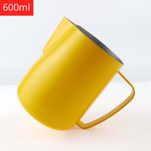 Load image into Gallery viewer, Milk Steaming & Frothing Pitcher, Stainless Steel Non-Stick Milk Jug Pull Flower Cup Perfect For Coffee Cappuccino Latte Art