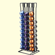 Load image into Gallery viewer, Practical Coffee Capsule Holder Tower Stand For 60 Nespresso Capsules Storage soporte capsulas nespresso Coffee Pod Holder
