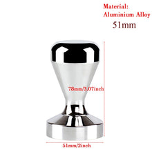 Load image into Gallery viewer, Food Grade 51mm Coffee Tamper Wooden Handle Barista Espresso maker Grinder Handmade High Quality Hot Sale
