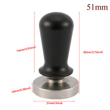 Load image into Gallery viewer, Food Grade 51mm Coffee Tamper Wooden Handle Barista Espresso maker Grinder Handmade High Quality Hot Sale
